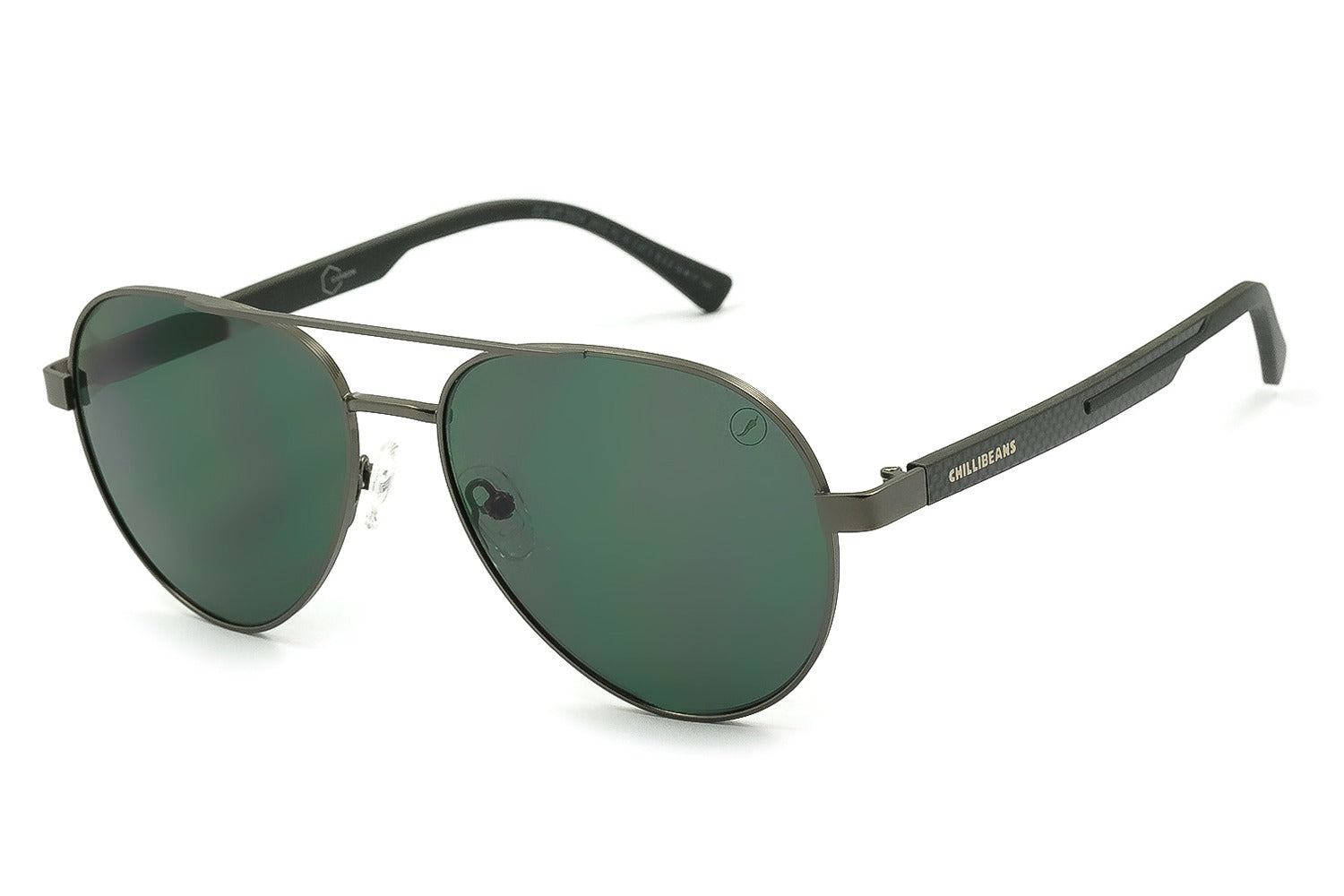 OCULOS CHILLI BEANS MASCULINO MARROM ACO INOXIDAVEL OCMT3934