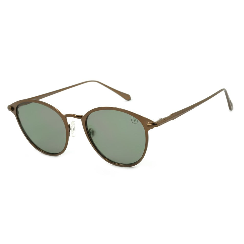 OCULOS CHILLI BEANS MASCULINO MARROM ACO INOXIDAVEL OCMT3937