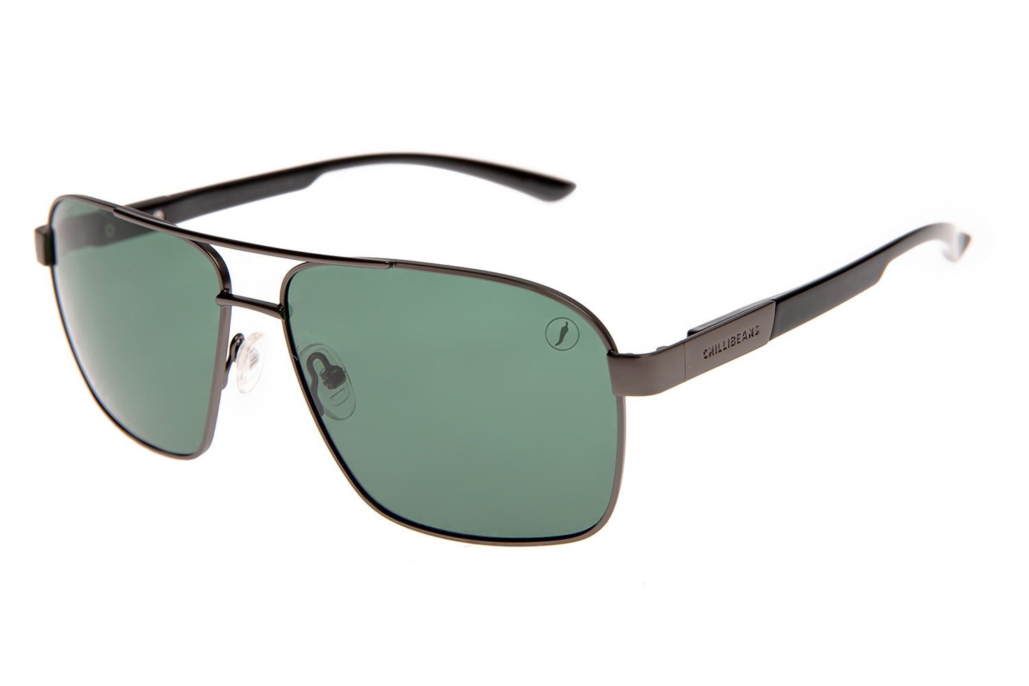 OCULOS CHILLI BEANS MASCULINO VERDE ACO INOXIDAVEL OCMT3952