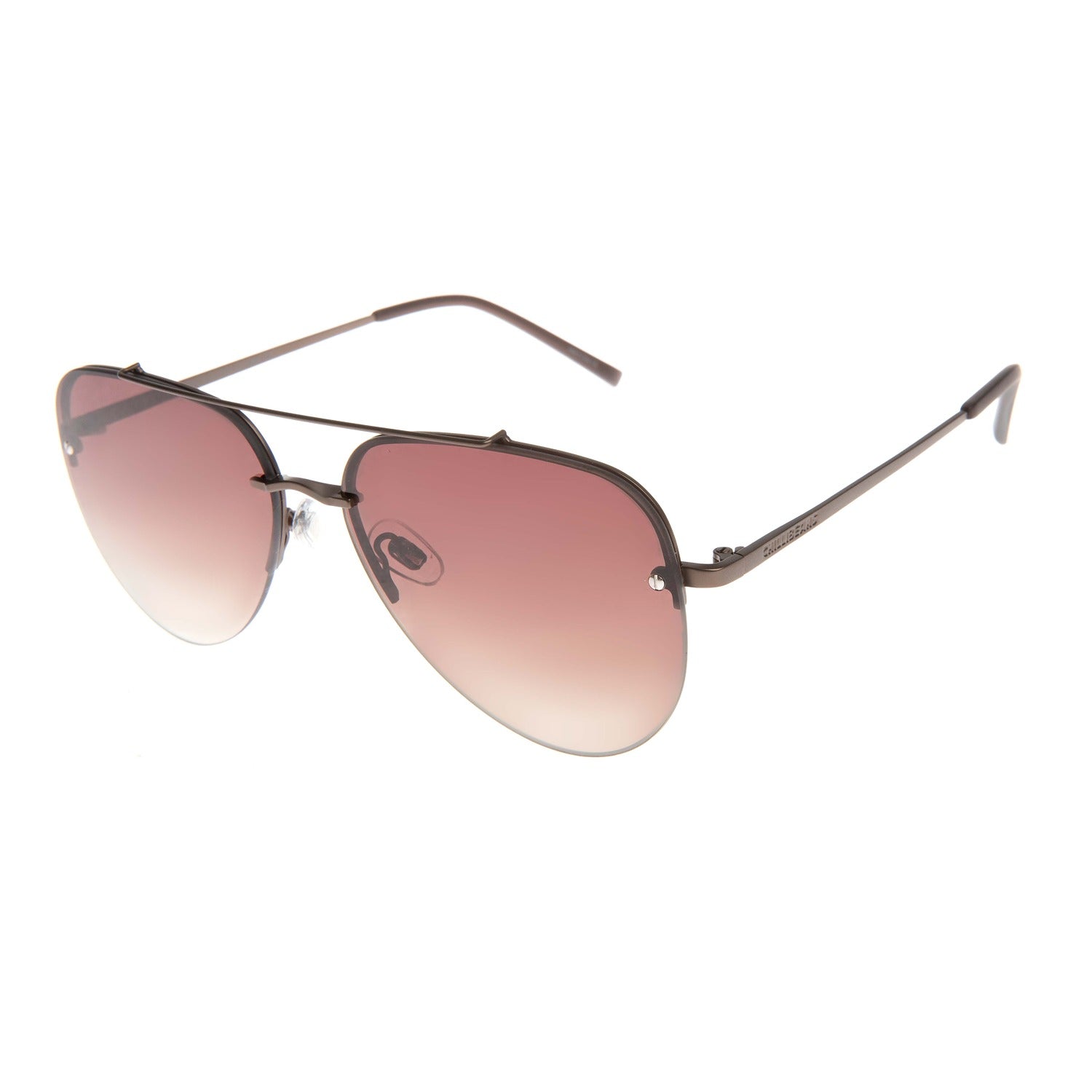 OCULOS CHILLI BEANS FEMININO MARROM ACO INOXIDAVEL OCMT4020