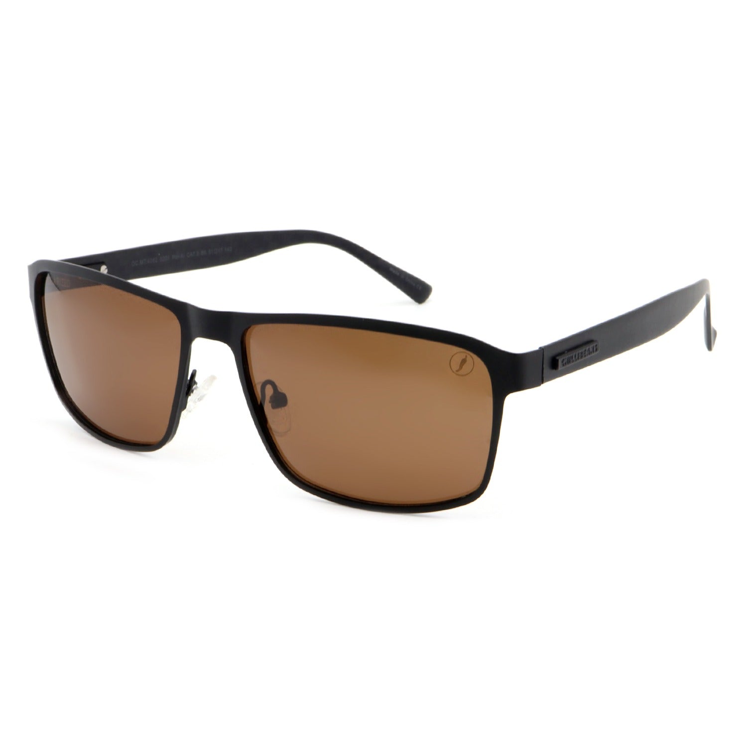 OCULOS CHILLI BEANS MASCULINO MARROM METAL OCMT4082