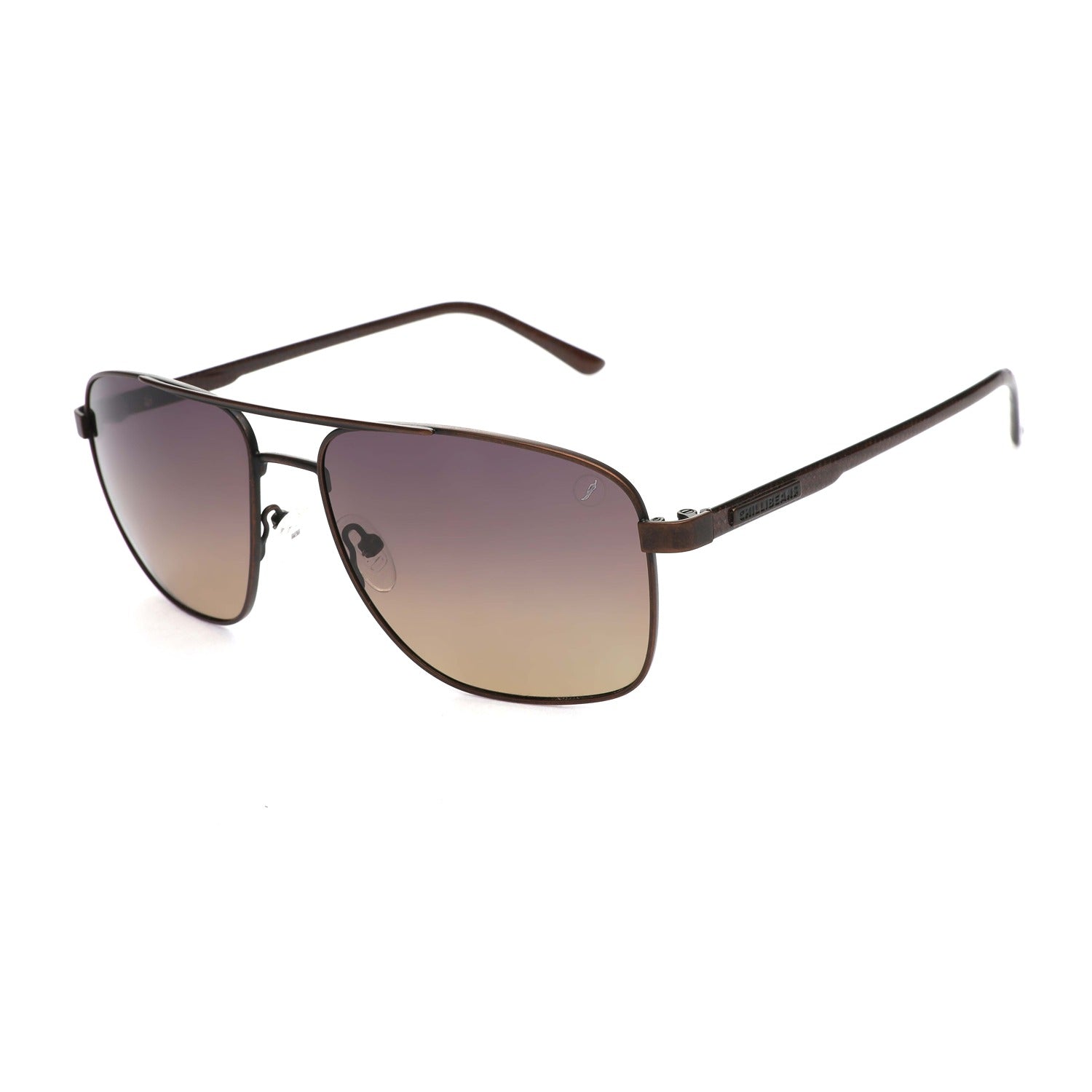 OCULOS CHILLI BEANS MASCULINO MARROM ACO INOXIDAVEL OCMT4103