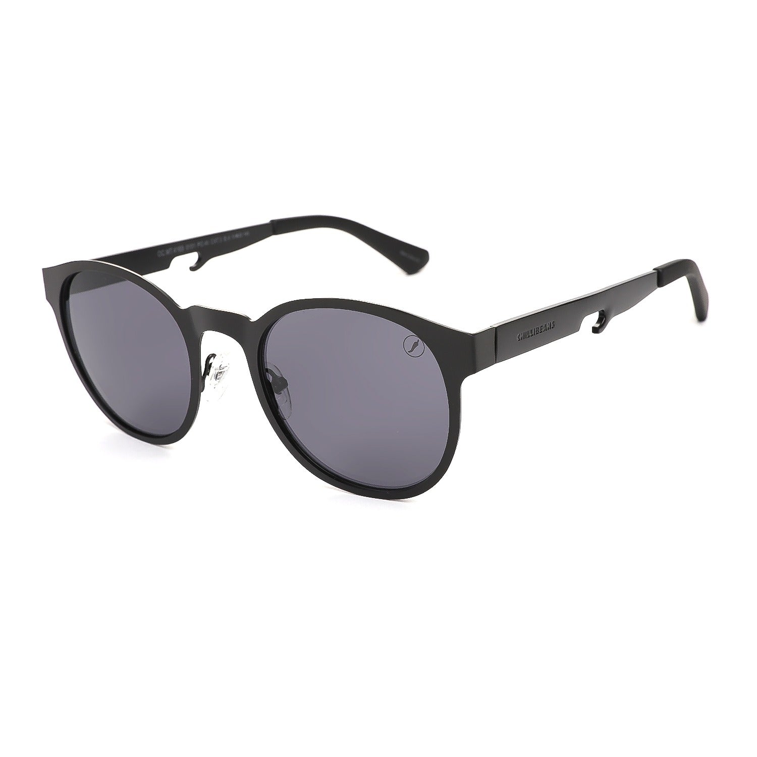 OCULOS CHILLI BEANS MASCULINO MARROM ACO INOXIDAVEL OCMT4169