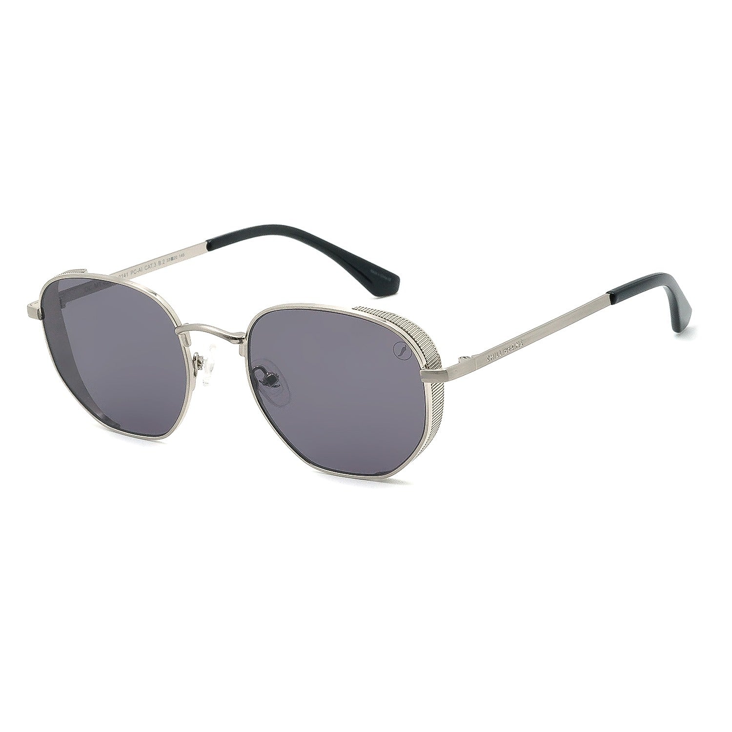 OCULOS CHILLI BEANS MASCULINO PRETO ACO INOXIDAVEL OCMT4255