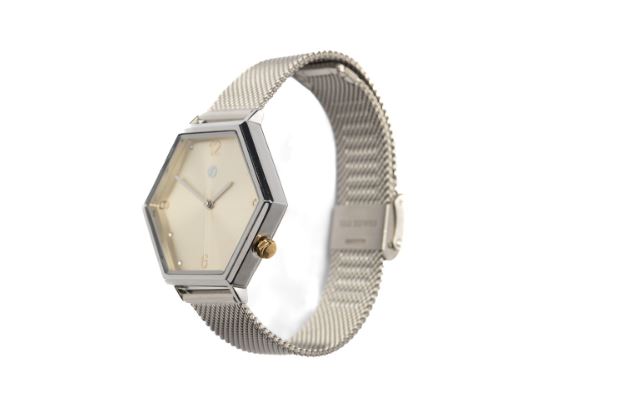 RELÓGIO METAL HEXAGONAL REMT1631