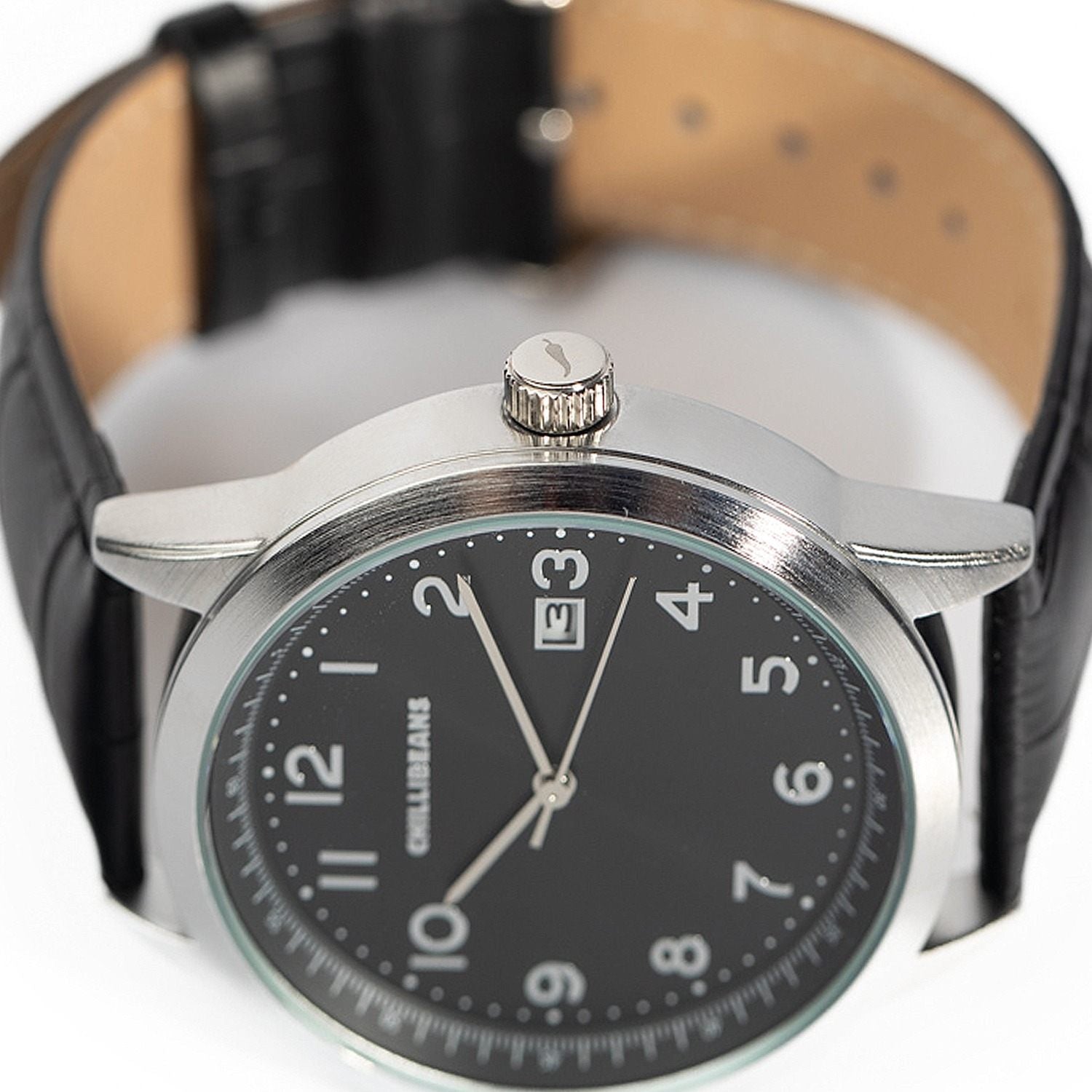 RELOGIOS CARNAVAL 2025 MASCULINO PRATA BRASS RECR0584