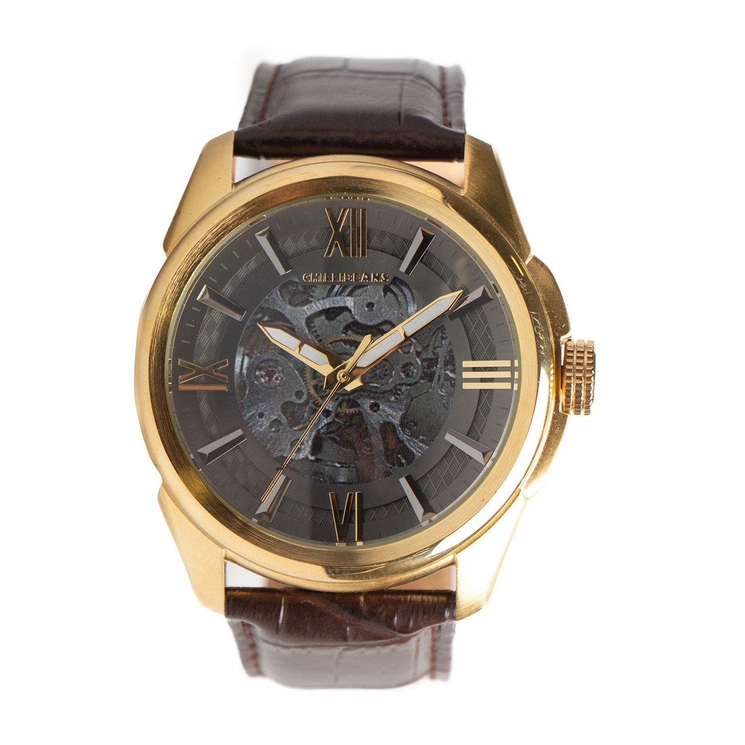 RELOGIOS CHILLI BEANS MASCULINO PRATA BRASS RECR0589