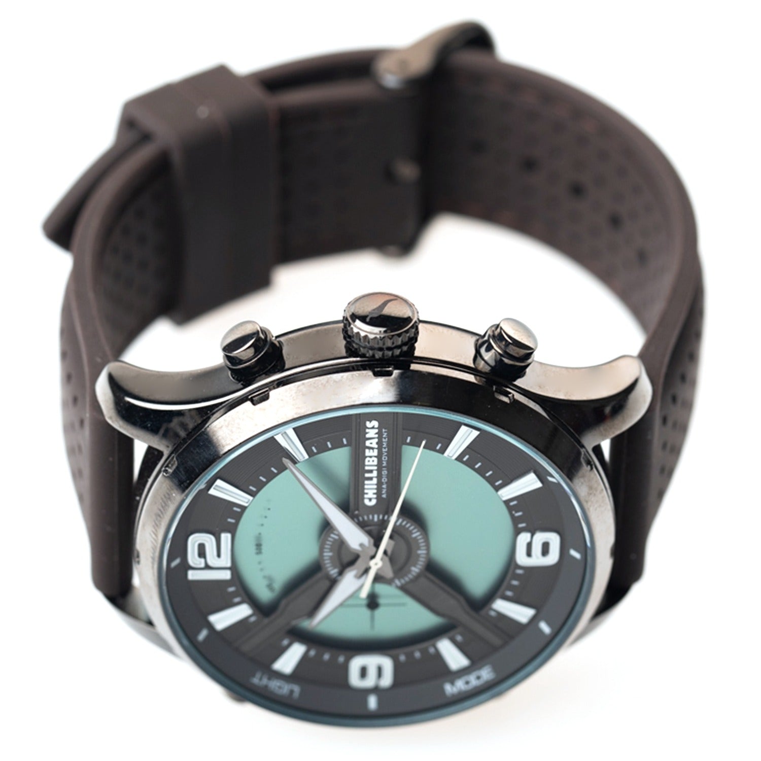 RELOGIOS CHILLI BEANS MASCULINO ONIX BRASS REES0270
