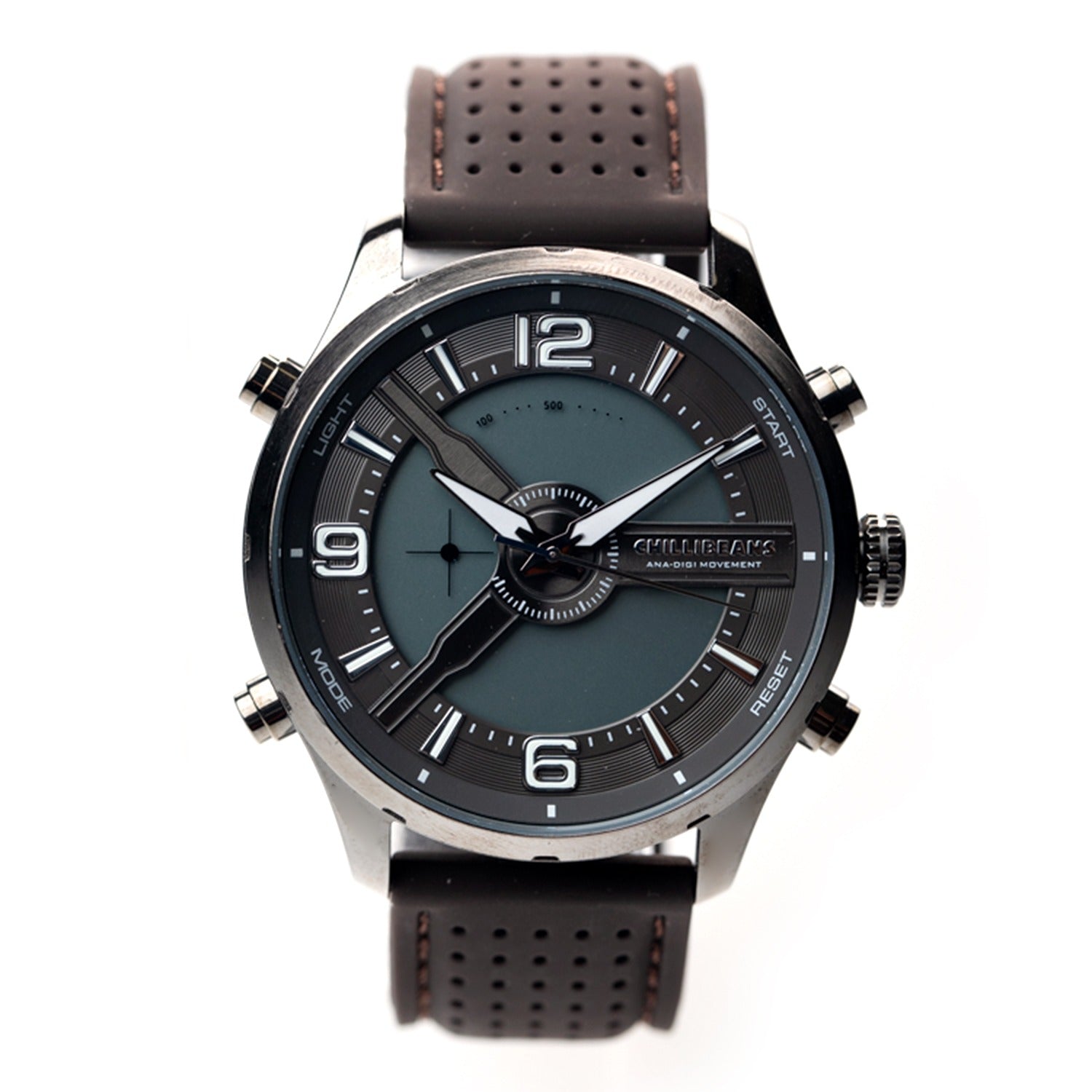 RELOGIOS CHILLI BEANS MASCULINO ONIX BRASS REES0270