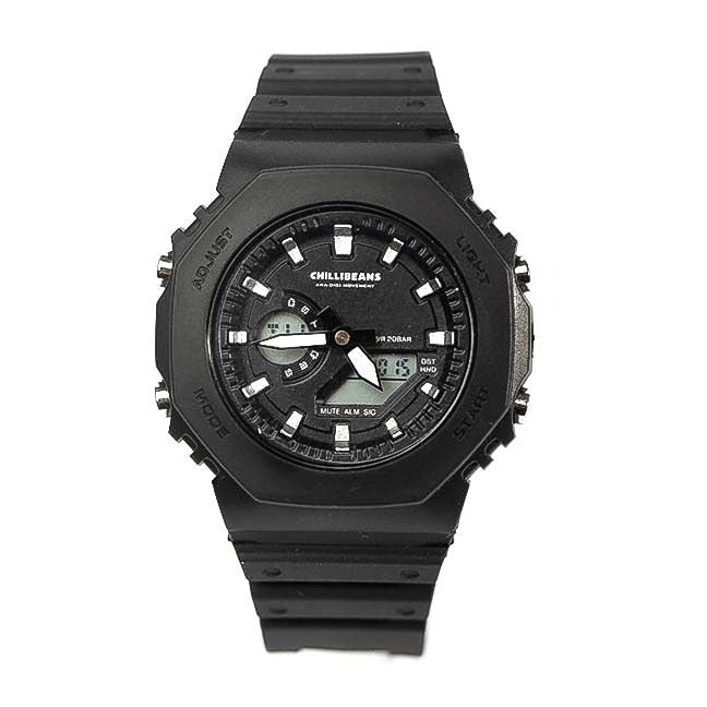 RELOGIOS CHILLI BEANS MASCULINO PRETO PLASTICO REES0276