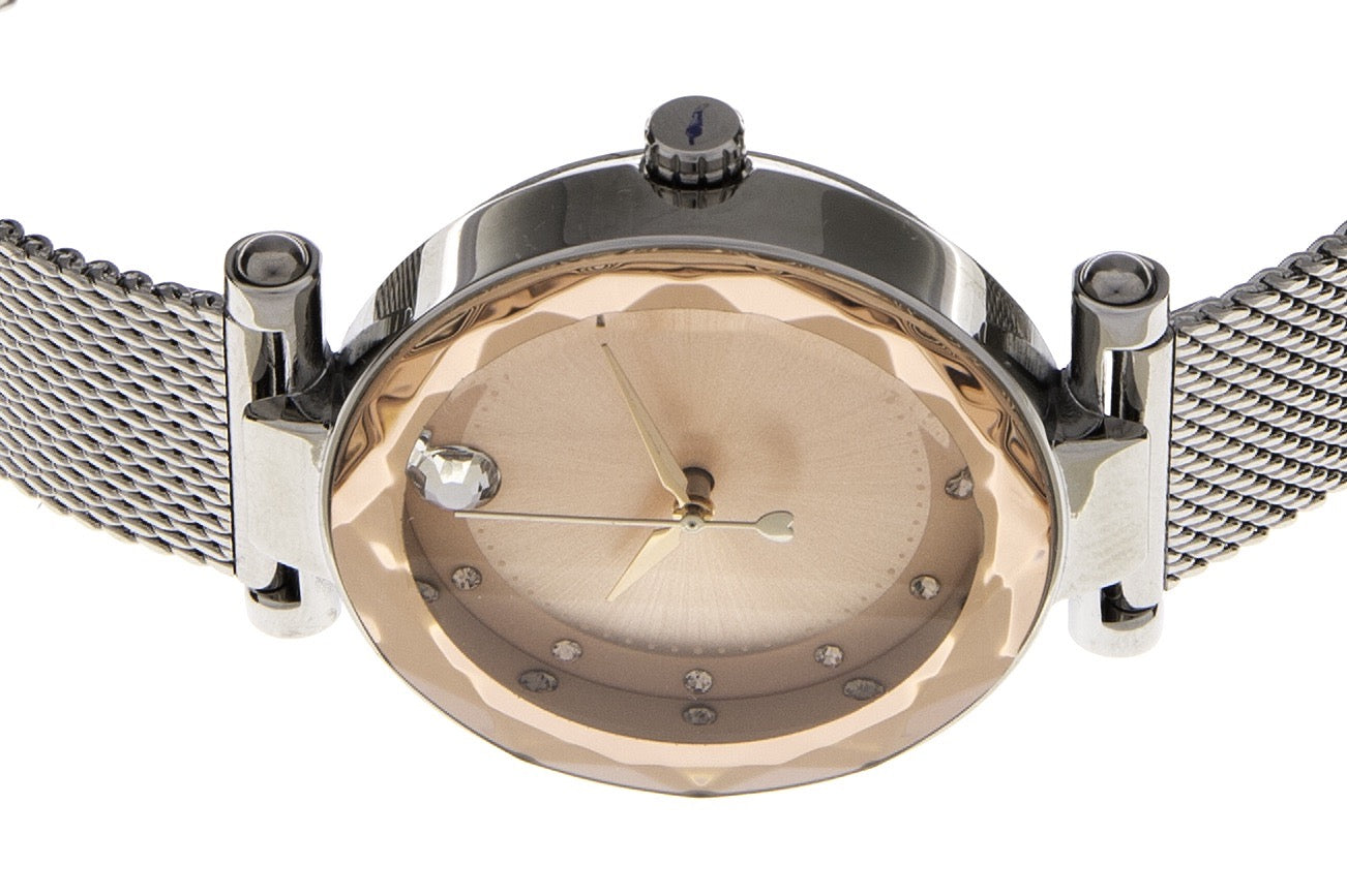 RELOGIOS CHILLI BEANS FEMININO PRATA BRASS REMT1394