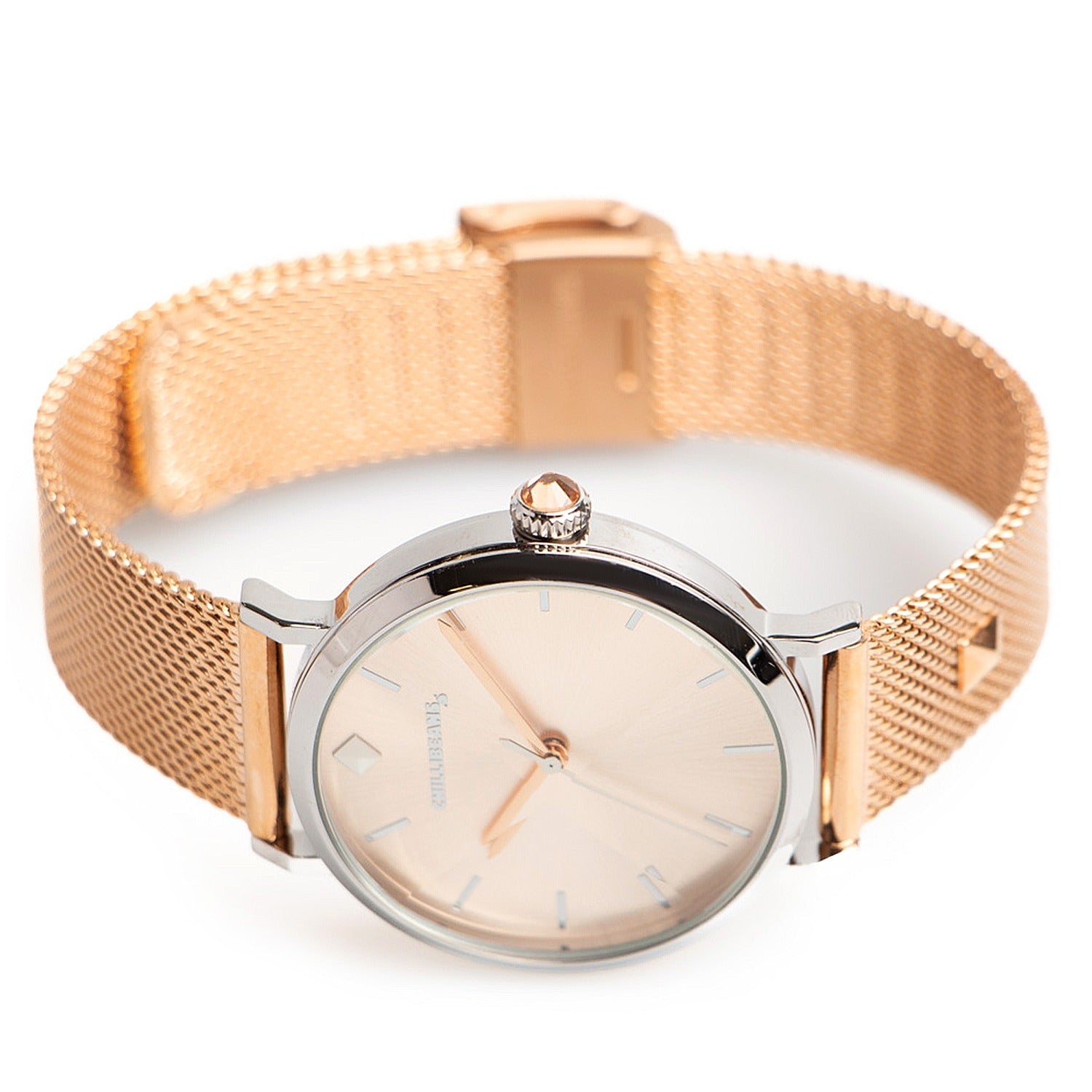 RELOGIOS NAMORADOS 2024 FEMININO DOURADO BRASS REMT1597