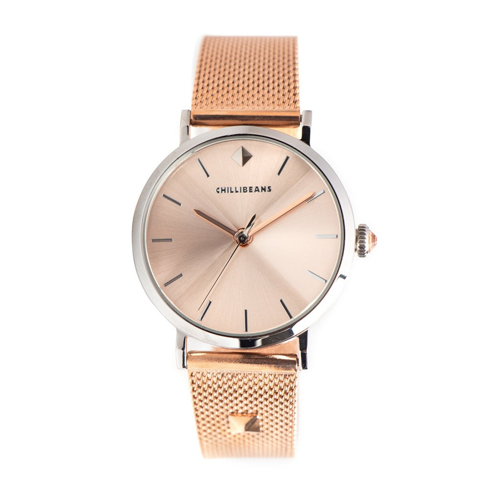 RELOGIOS NAMORADOS 2024 FEMININO DOURADO BRASS REMT1597