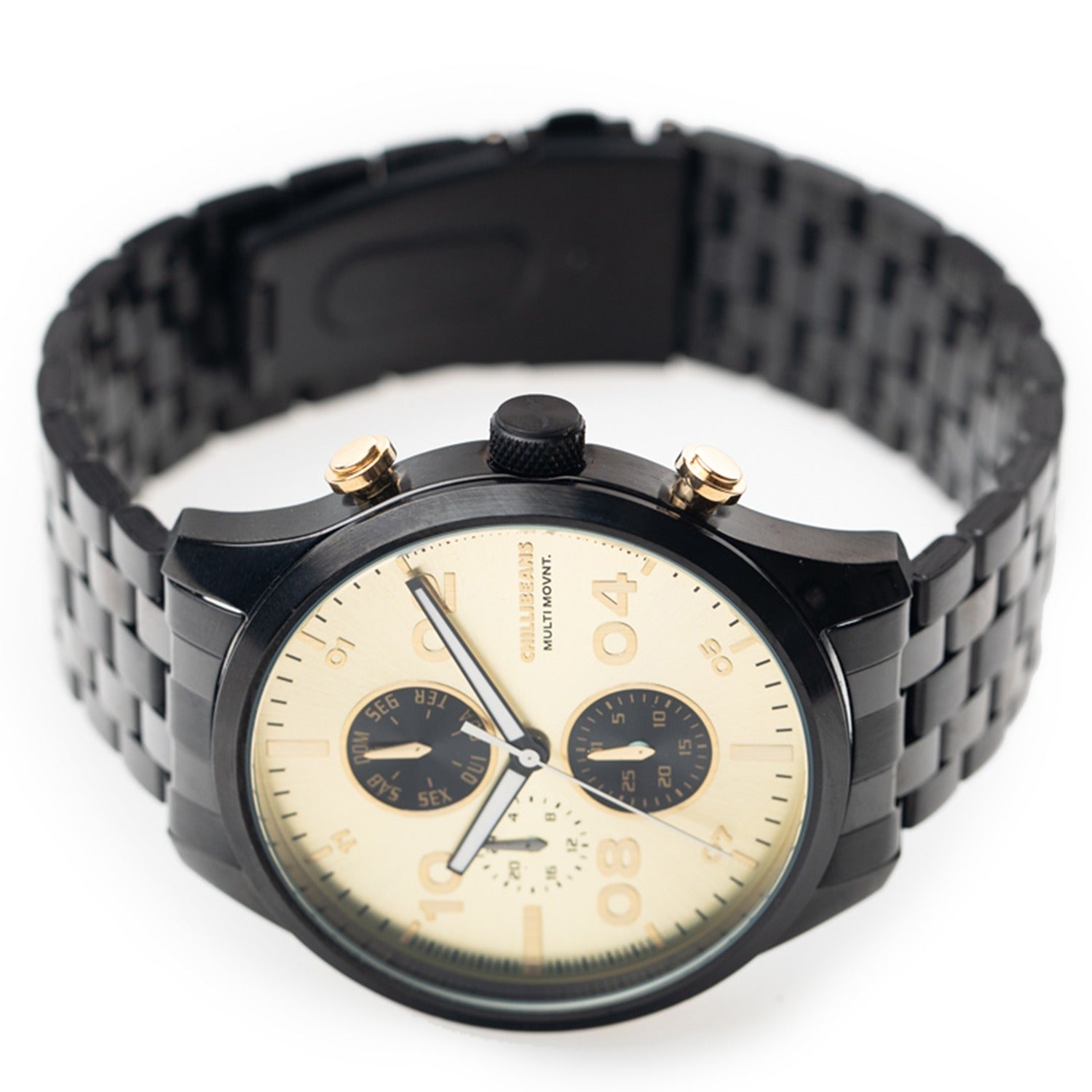 RELOGIOS CHILLI BEANS MASCULINO PRATA BRASS REMT1656