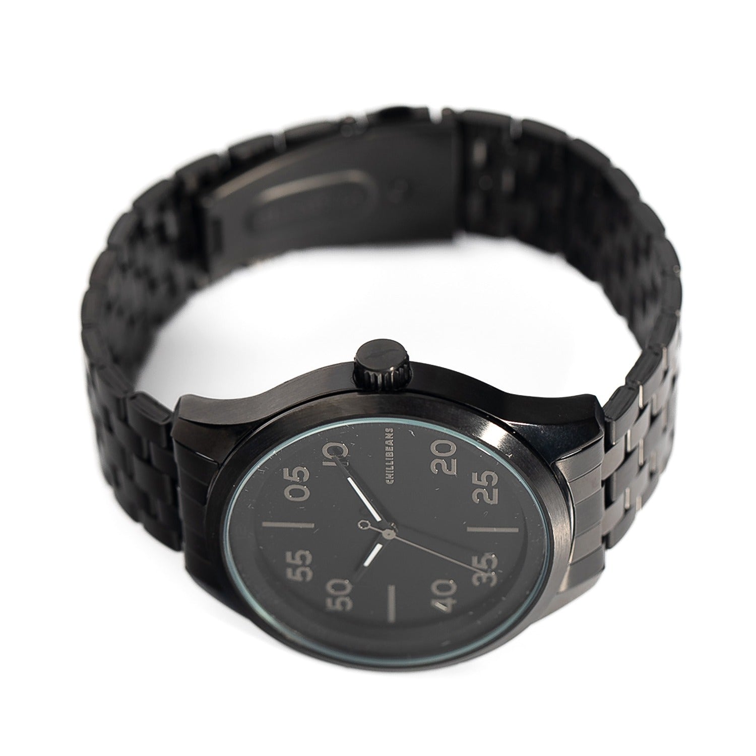 RELOGIOS CHILLI BEANS MASCULINO PRETO BRASS REMT1662