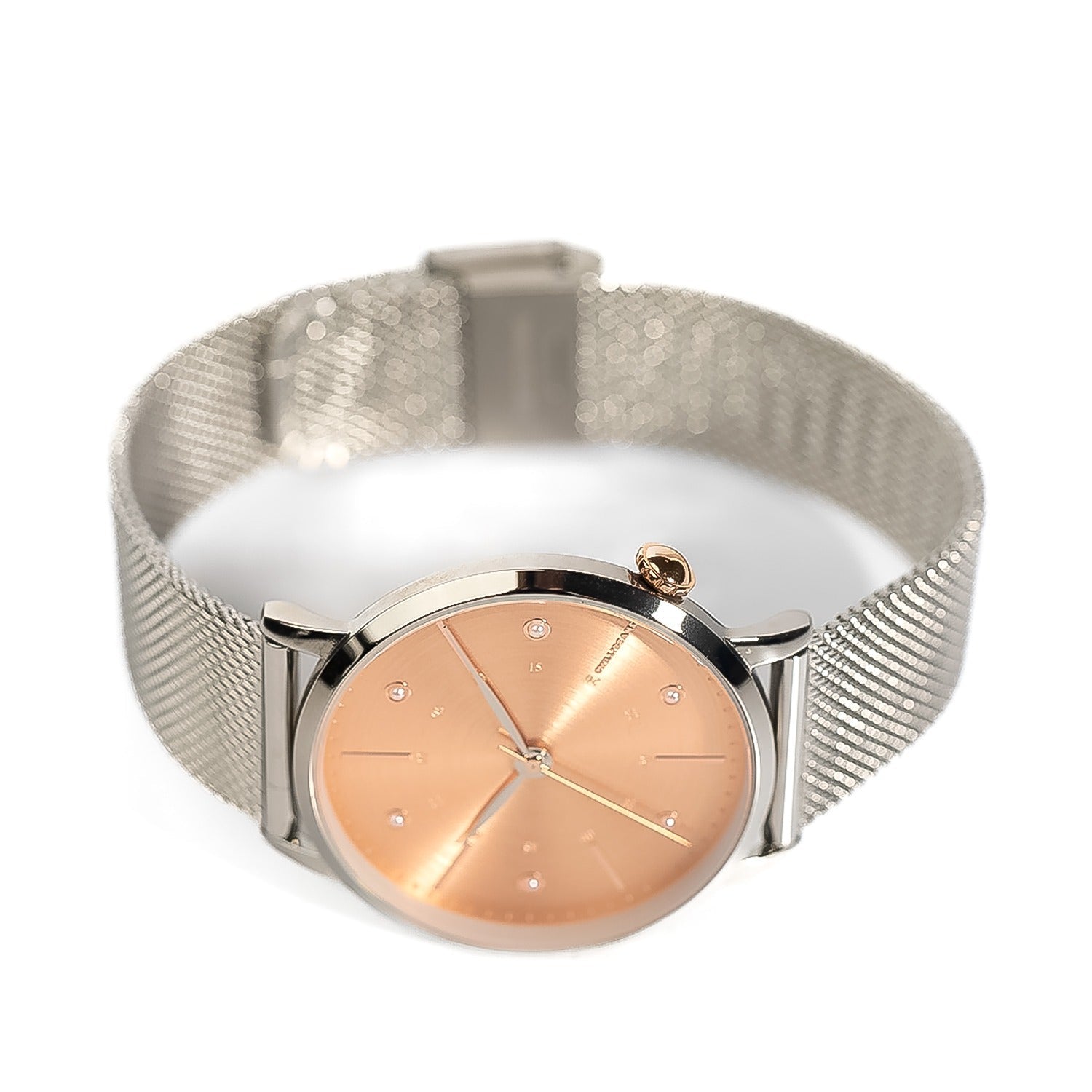 RELOGIOS CHILLI BEANS FEMININO PRATA BRASS REMT1673