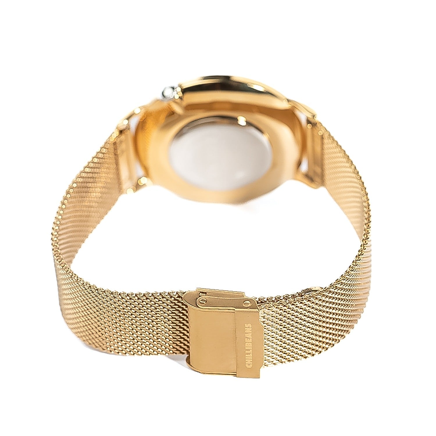 RELOGIOS CHILLI BEANS FEMININO PRATA BRASS REMT1673