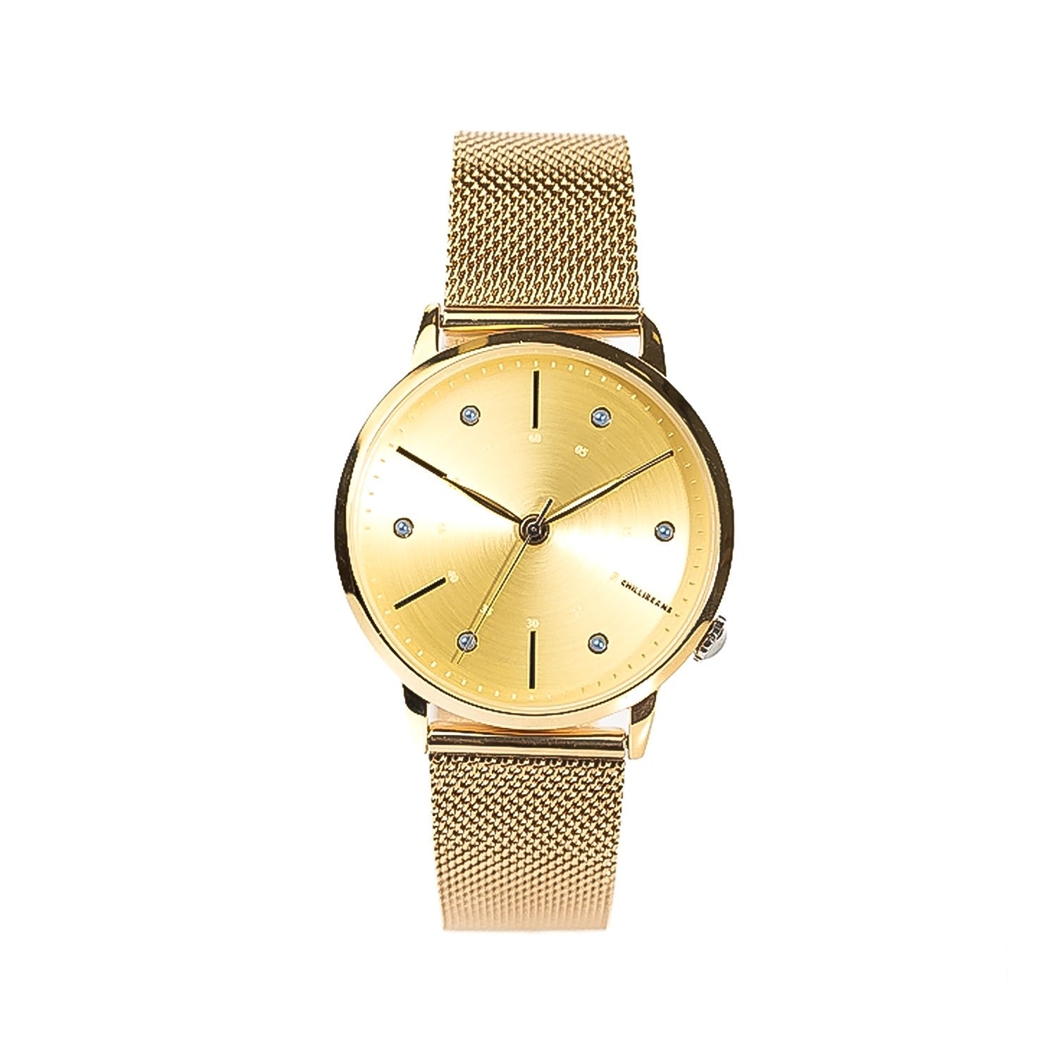 RELOGIOS CHILLI BEANS FEMININO PRATA BRASS REMT1673
