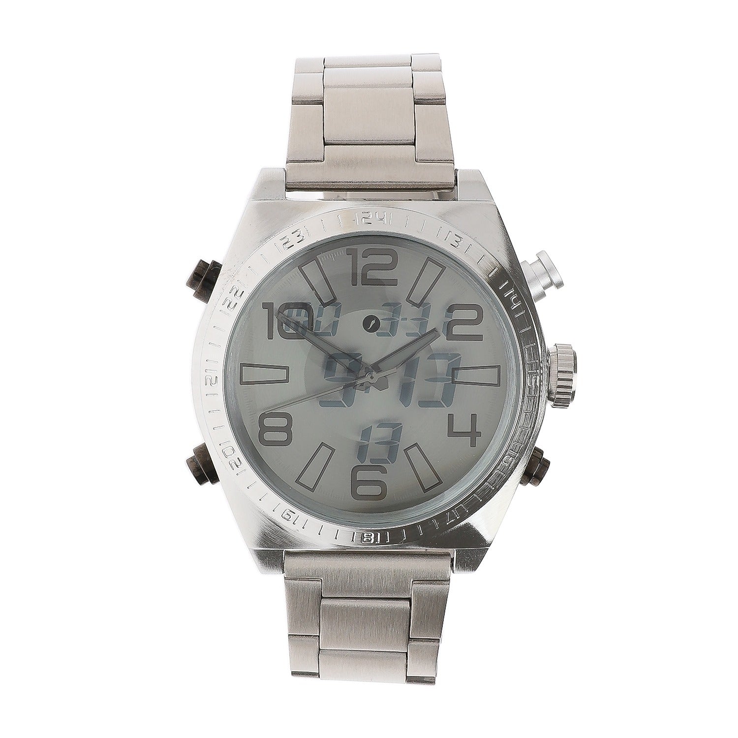 RELOGIOS CARNAVAL 2025 MASCULINO PRATA BRASS REMT1704