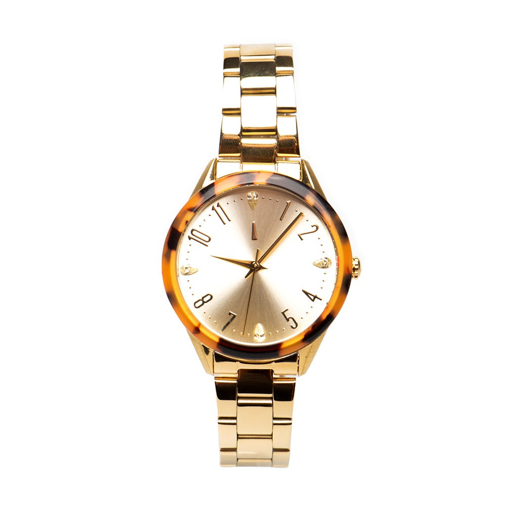 RELOGIOS RISQUE FEMININO ROSE BRASS REMT1711