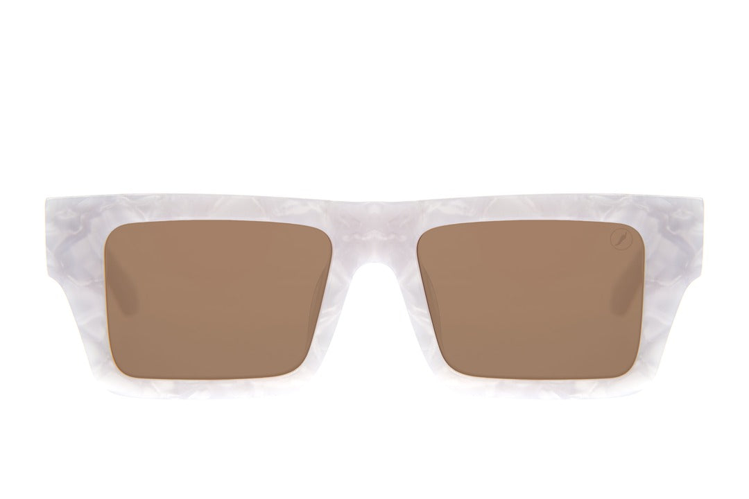 Bianca Andrade Women's Sunglasses Brown White